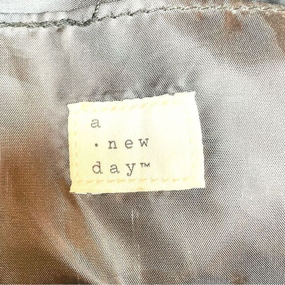 Backpack Black Faux Leather Bottom A New Day - Picture 7 of 8